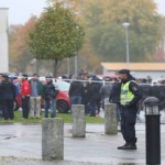 A man entered into the school with sword5