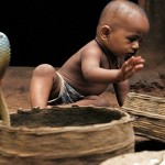 Indiankids playing with snake3