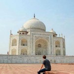 Mark zuckerberg reached India, was influenced to visit taj Mahal1