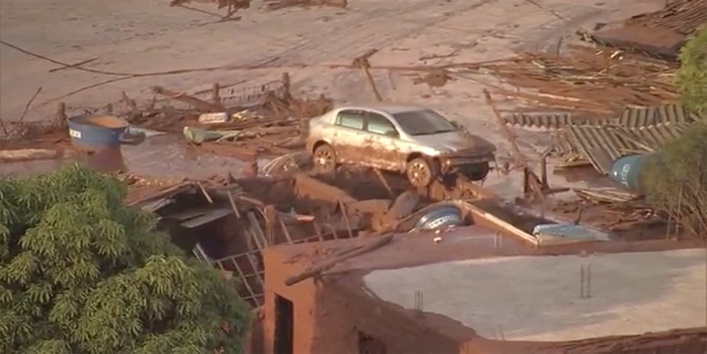 Dam Breaks in Minas Gerais in South Brazil