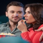 Couple watching movies