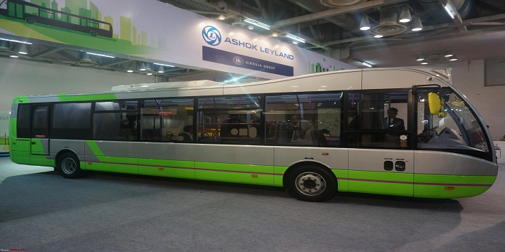 Electric bus launched in delhi1