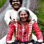 LIEBESPAAR, SCHWEDEN INDIEN, LIEBE, VERLIEBTE, REISE, FAHRRAD, VELO,