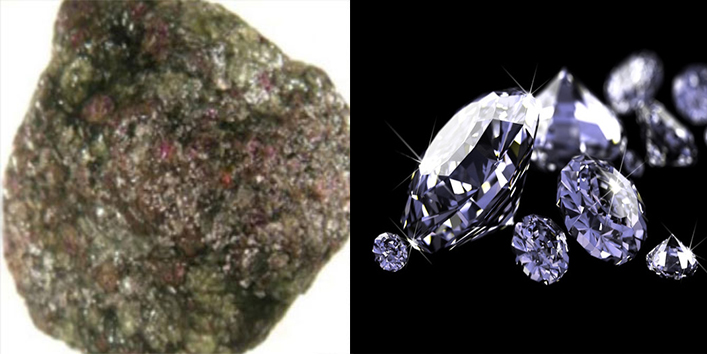 खुदाई में मिली 30 हजार हीरों वाली चट्टान