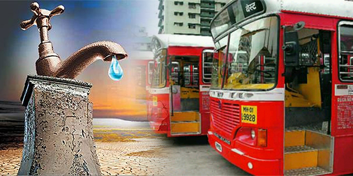 प्यासी जनता रोए, सरकार पीने के पानी से बसों को धोए