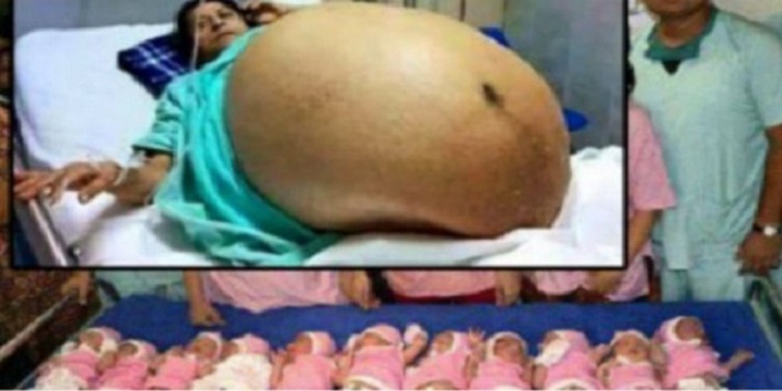 A mother gives birth to 11 children together1