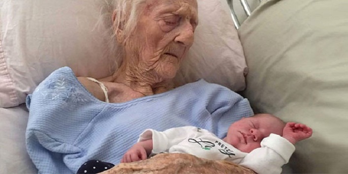 इस 101 साल की महिला ने दिया एक नवजात बच्चे को जन्म