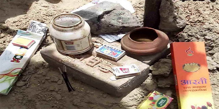 tunnel found on excavation a water pot found inside1