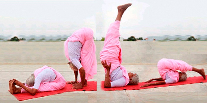 97 वर्ष की यह महिला है देश की सबसे वृद्ध योगा टीचर