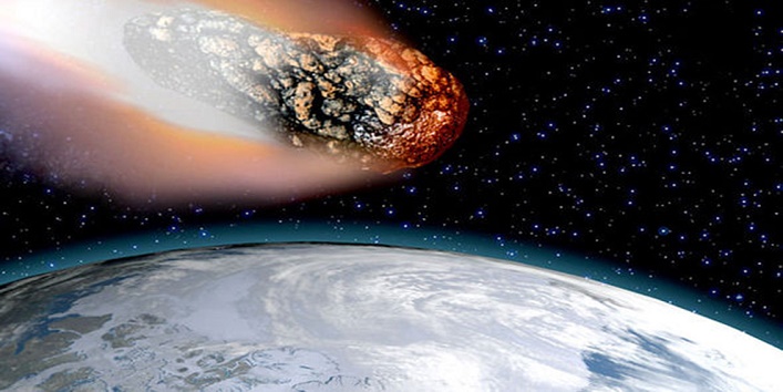 A comet expected to collide with earth this month