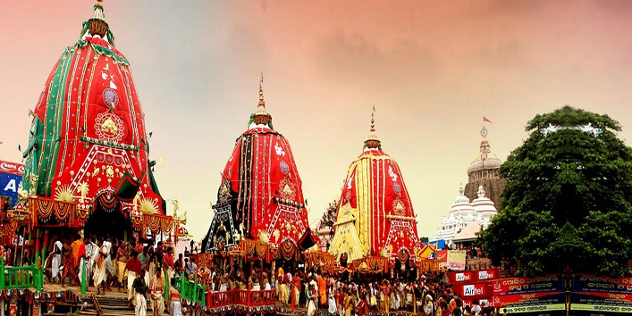 Rath Yatra of Lord Jagannath starts at puri in odisha