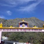 the divine trident is here at the lord dattatreya temple to bless people 1