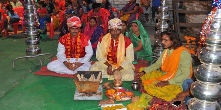 two people got married in madhya pradesh to please lord indradeva cover