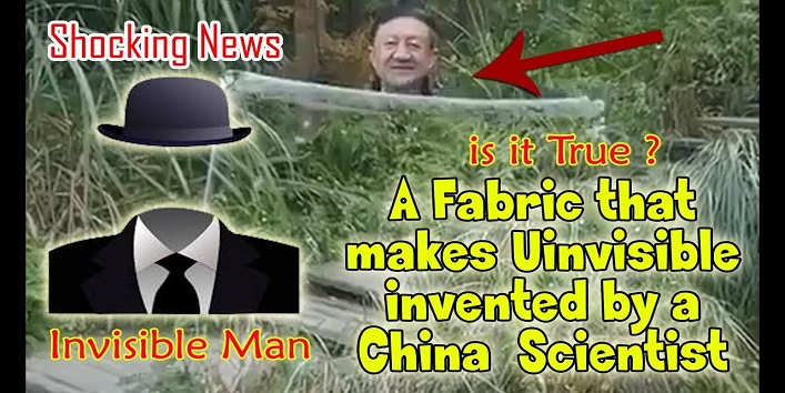 Know about the incredible cloth that make people invisible cover