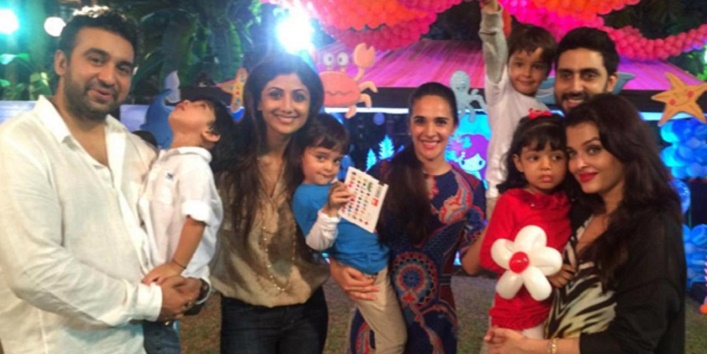 धूमधाम से मनाया गया बॉलीवुड के महानायक अमिताभ बच्चन की पोती अराध्या का जन्मदिन