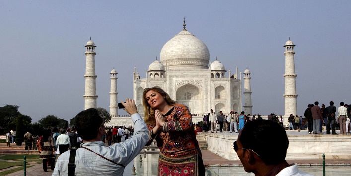 भारत में बढ़ी है विदेशी पर्यटकों की रुची