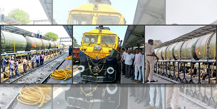 महाराष्ट्र के लोगों की प्यास बुझाने पहुंची ‘वाटर ट्रेन’