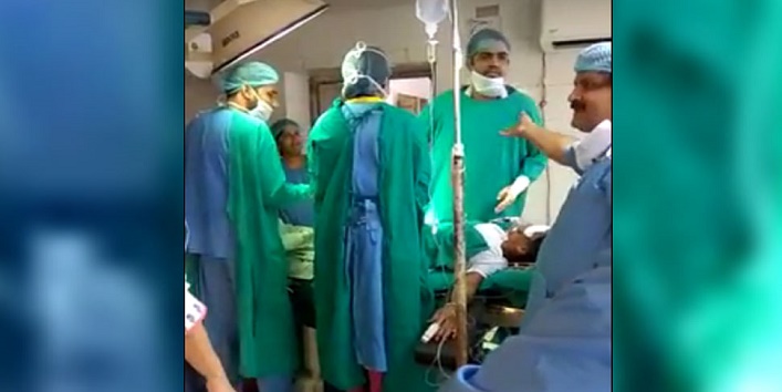 doctors starts fighting in the operation room cover