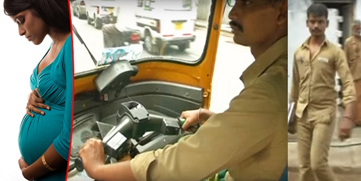 this auto driver carries pregnant passengers for free cover