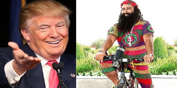 gurmeet ram rahim to open a dera in usa and trump will become his disciple cover